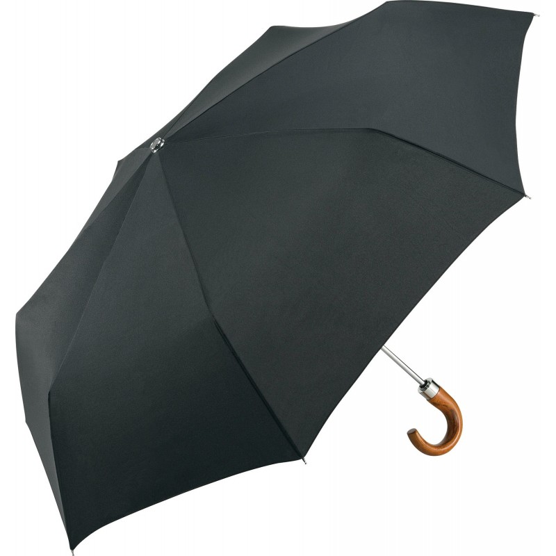 Parapluie de poche avec poignée canne 