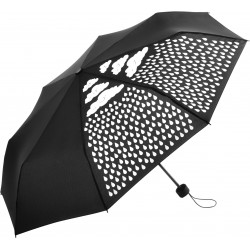 Parapluie de poche impression toile arc en ciel 