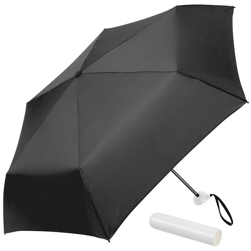 Parapluie de poche alu, acier et fibre de verre 